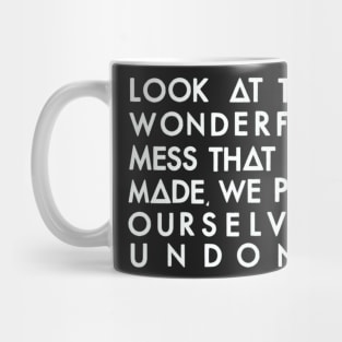 Flaws (white) Mug